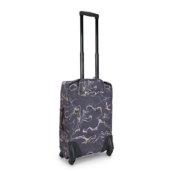 Kipling Darcey Small Printed Carry-On Rolling Kofferter Blå | NO 1471OK